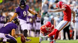 Justin Tucker y Harrison Butker (Getty Images)