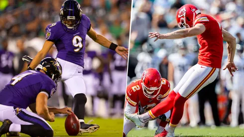 Justin Tucker y Harrison Butker (Getty Images)