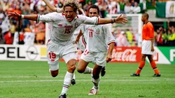 Luis 'Matador' Hernández firmó el 2-2 ante Holanda en el Mundial de Francia 98. Foto: Getty Images