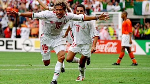 Luis 'Matador' Hernández firmó el 2-2 ante Holanda en el Mundial de Francia 98. Foto: Getty Images