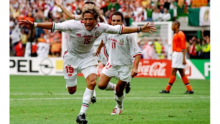 Luis 'Matador' Hernández firmó el 2-2 ante Holanda en el Mundial de Francia 98. Foto: Getty Images