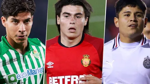 Lainez, Romero y López han sido considerados como el 'Messi mexicano'. Fotos: Getty Images