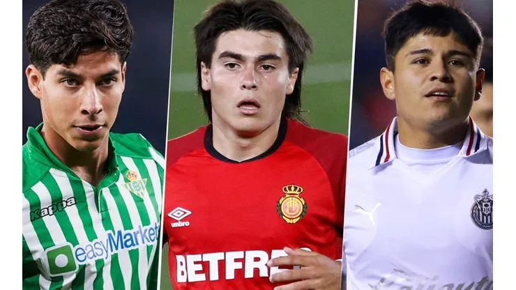 Lainez, Romero y López han sido considerados como el 'Messi mexicano'. Fotos: Getty Images