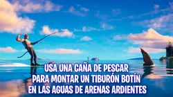 Desafío Aquaman: cómo pescar un tiburón botín para cabalgar en el agua en Fortnite