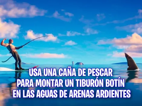 Desafío Aquaman: cómo pescar un tiburón botín para cabalgar en el agua en Fortnite