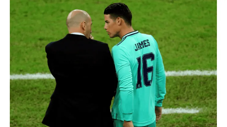 Dura respuesta de Zidane a James: "No tengo que explicar nada"