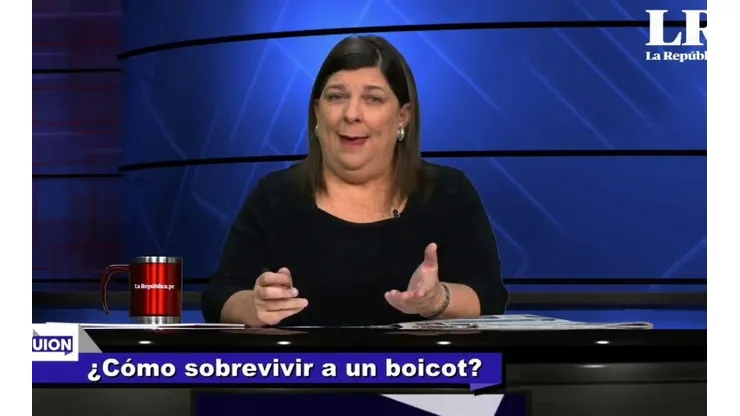 Rosa María Palacios trabaja en el diario La República.
