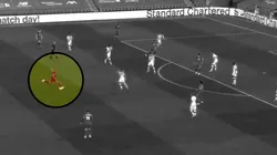 A Fabinho le dieron espacio y sacó un misil para el 3-0 del Liverpool