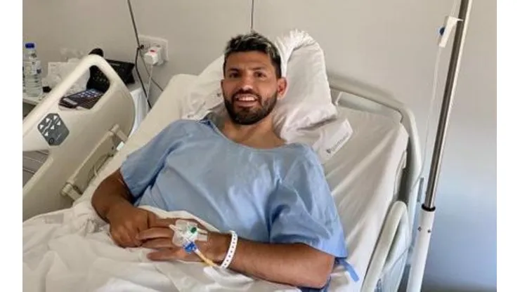 Foto de Sergio Agüero, jugador de Manchester City.