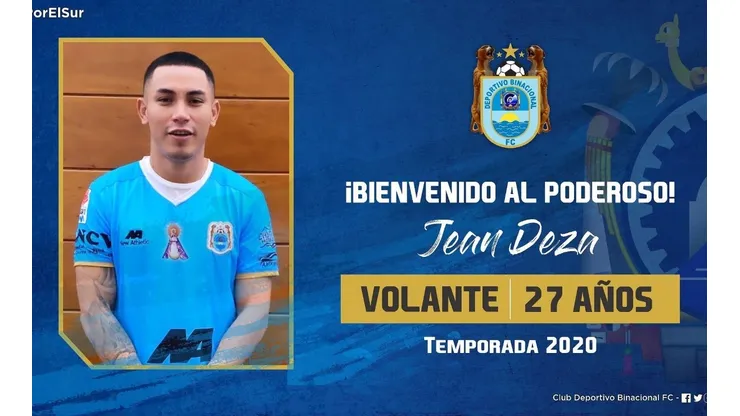 Jean Deza jugó en UTC el año pasado.