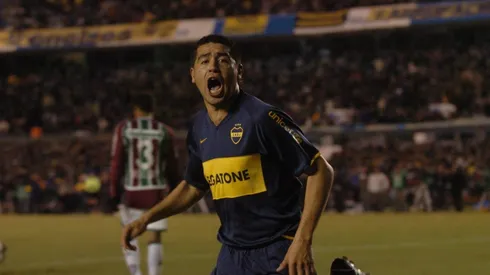 Foto de Juan Román Riquelme, el máximo ídolo Xeneize.