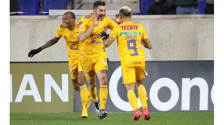 André-Pierre Gignac festejando en Tigres (Getty)