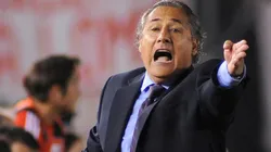 López durante su paso por el banco de suplentes de River.