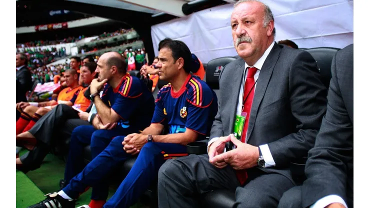 Vicente del Bosque en México-España (Getty)