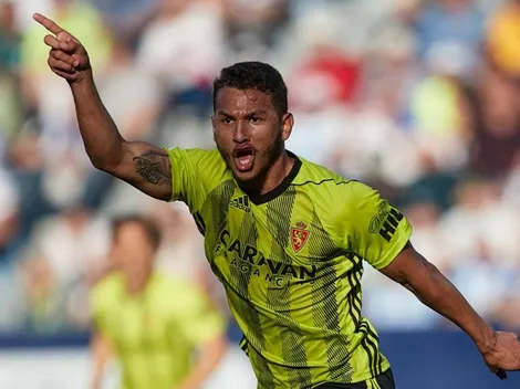 Joya colombiana: asistencia y gol de Luis Suárez con el Real Zaragoza