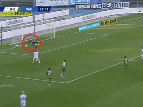 Se vuelve costumbre: salvadota de Ospina para evitar la caída de su arco