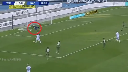 Se vuelve costumbre: salvadota de Ospina para evitar la caída de su arco