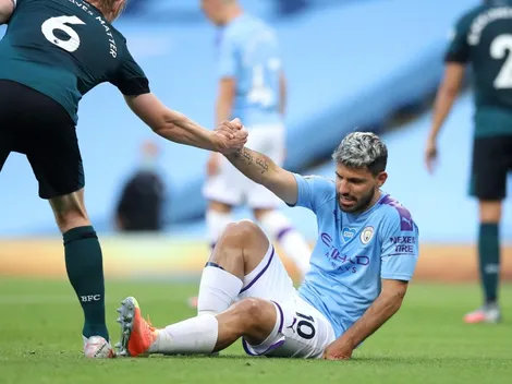 El mensaje del Kun Agüero en las redes: "Me dañé la rodilla izquierda"