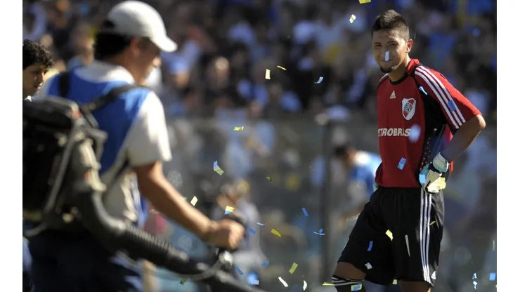 Foto de Daniel Vega, arquero de River.