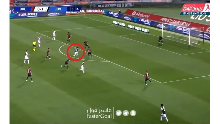 Terrible golazo de Paulo Dybala.