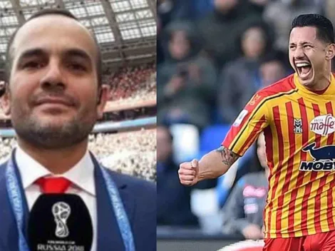 Coki Gonzales discutió con el Ceja Morales por Gianluca Lapadula