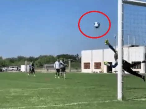 ¡Intacto! Gignac presume golazo en la práctica