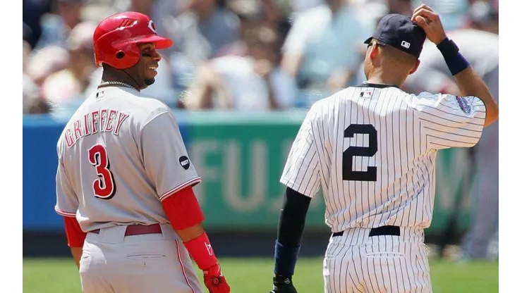 Ken Griffey Jr. y Derek Jeter (Getty Images).