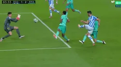 El violento disparo de Mikel Merino.