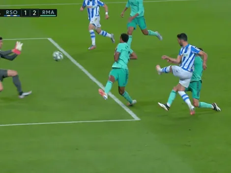 Este sí vale: Merino le rompió el arco a Real Madrid y le puso suspenso al partido