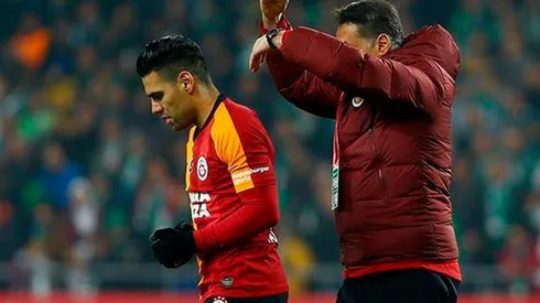 Alarmas en Galatasaray y Colombia: Falcao salió lesionado contra Gaziantep