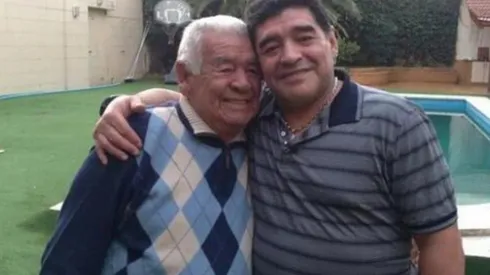 El padre de Diego falleció en el 2015 a los 87 años de edad