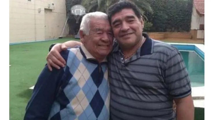 El padre de Diego falleció en el 2015 a los 87 años de edad