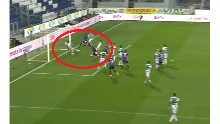 Así fue el segundo gol de Duván Zapata en el Atalanta vs. Sassuolo.