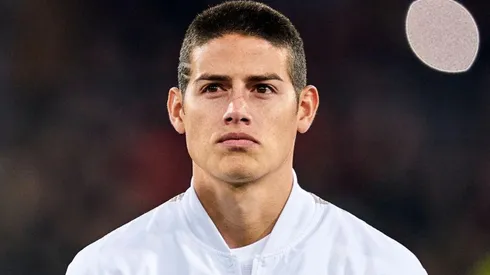 James Rodríguez, jugador colombiano del Real Madrid.