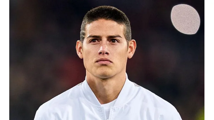 James Rodríguez, jugador colombiano del Real Madrid.