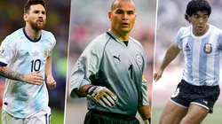 Para Chilavert no hay dudas: Messi es más que Maradona (Fotos: Getty)