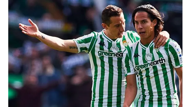 Guardado y Lainez con nuevo técnico tras la salida de Rubi. (Getty)