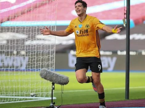 Raúl Jiménez respondió en las redes a los elogios por su gol