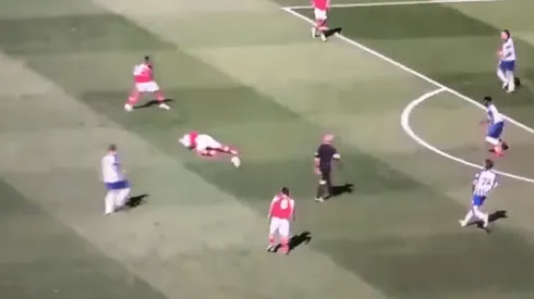 Foto captura de la jugada de Ceballos.