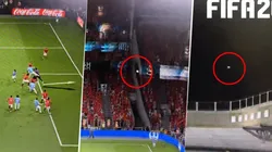 Fue a cabecear un tiro de esquina en el FIFA 20 ¡Y la sacó del estadio!