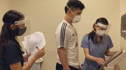 Leo Fernández pasó por las instalaciones médicas de Tigres