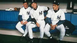 Derek Jeter (centro) y Joe Torre (der.) (Getty Images).