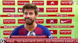 El palo de Piqué ahora que Barcelona no depende de sí mismo