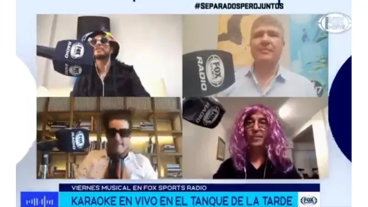 Los integrantes de 'Fox Sports Radio' se divirtieron.