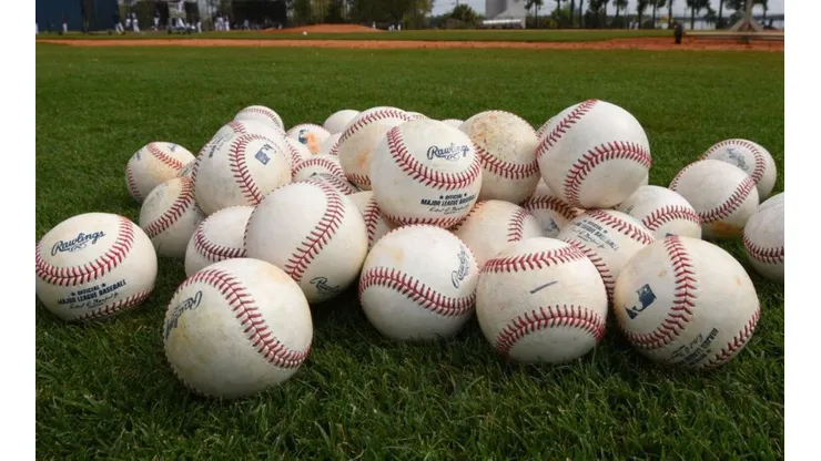 La pelota oficial de la MLB (Getty Images).
