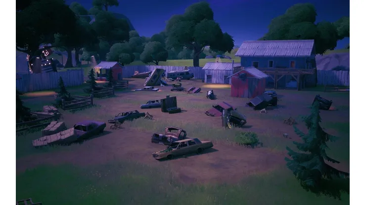 Revelan cómo se verán las ubicaciones de Fortnite cuando baje el agua