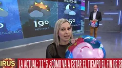 El mejor noticiero del mundo: dieron el pronóstico del tiempo con voz de helio
