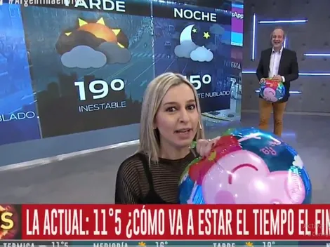El mejor noticiero del mundo: dieron el pronóstico del tiempo con voz de helio