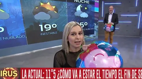 El mejor noticiero del mundo: dieron el pronóstico del tiempo con voz de helio