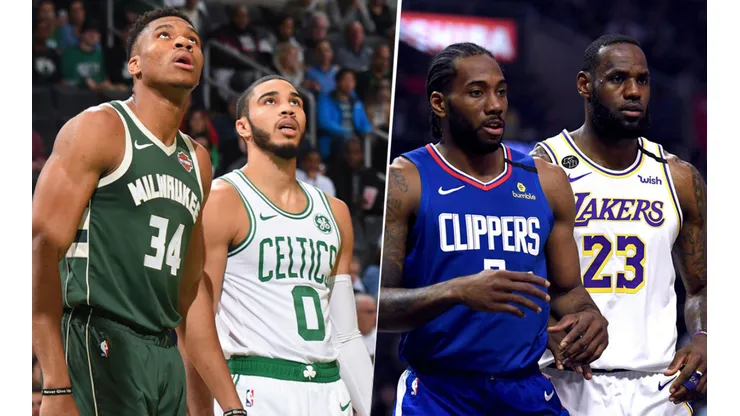 Los equipos que serían finalistas de cada conferencia (Getty Images).